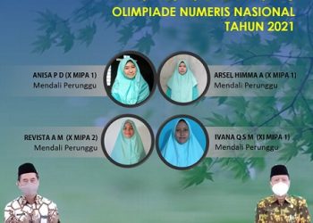 Empat Srikandi MAN 2 Brebes Persembahkan 4 Medali Perunggu