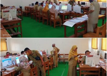 MAN 1 Brebes adakan Penilaian Akhir  Semester Gasal Online