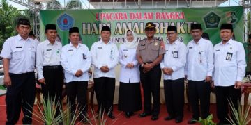 Upacara memperingati Hari Amal Bhakti (HAB) Kementerian Agama RI ke 73 Tahun 2019