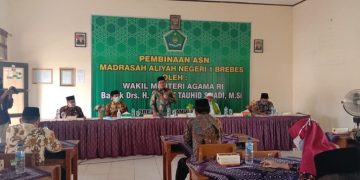 Pembinaan ASN langsung oleh WAMENAG di MAN 1 Brebes