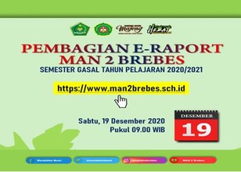 MAN 2 Brebes bagikan raport DARING