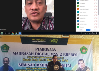 Seminar Madrasah  Digital oleh Direktur KSKK  Di MAN 2 Brebes