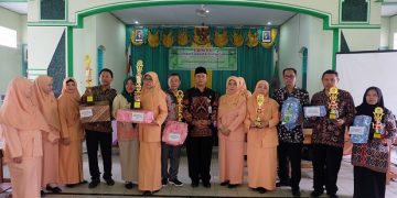 Lomba Dharma Wanita Persatuan (DWP) Kemenag Brebes di hari HAB 2019