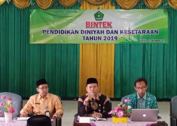 Bimbingan Teknis Pendidikan Diniyah dan Kesetaraan di Brebes