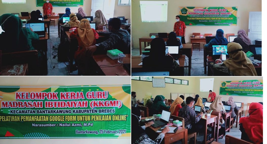 Pemanfaatan Google form oleh KKGMI Kec. Bantarkawung