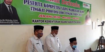 Kakankemenag Brebes Monitoring dan Memotivasi Peserta KSM 2021 Tingkat Provinsi Jateng