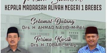 Pisah Sambut Kepala Madrasah Aliyah Negeri 1 Brebes