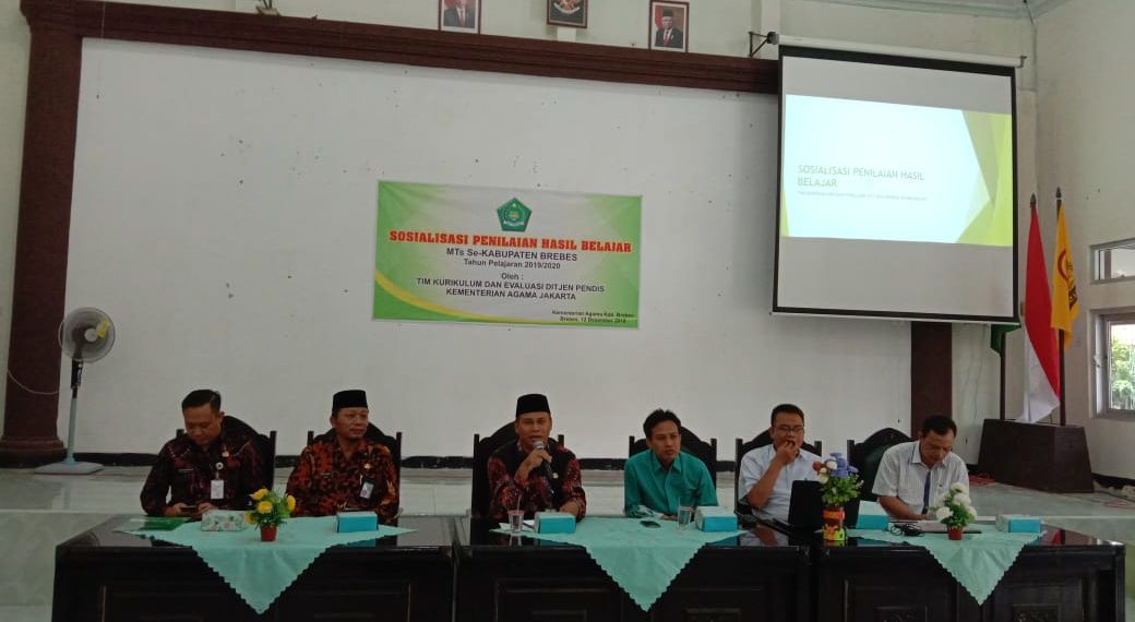 Sosialisasi penilaian hasil belajar MTs se-Kab Brebes