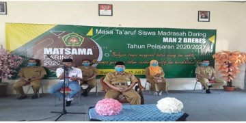 Live Streaming pembukaan MATSAMA daring  sambut peserta didik baru MAN 2 Brebes