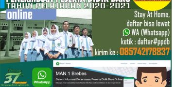 PPDB MAN 1 Brebes TP 2020-2021 “MELUBER”