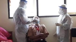 MAN 1 Brebes Lakukan SWAB Usai Uji Coba PTM Tahap 2