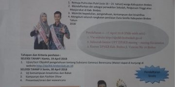 AJANG PEMILIHAN DUTA GENRE KABUPATEN BREBES 2018