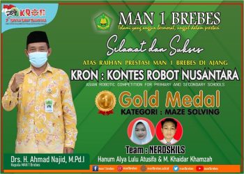 MAN 1 Brebes Ukir Prestasi di Kontes Robot Nusantara (KRON) 2021