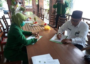 Penandatanganan Kerja Sama antaran Kementerian Agama Kab. Brebes dengan RS. Dera As-Syifa terkait Pelayanan Kerohanian