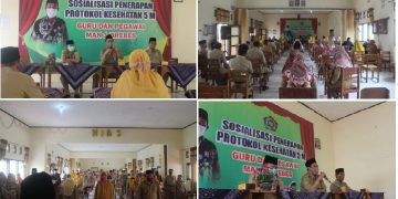 Sosialisasi Penerapan Protokol Kesehatan (5M) bagi Guru dan Pegawai MAN 1 Brebes
