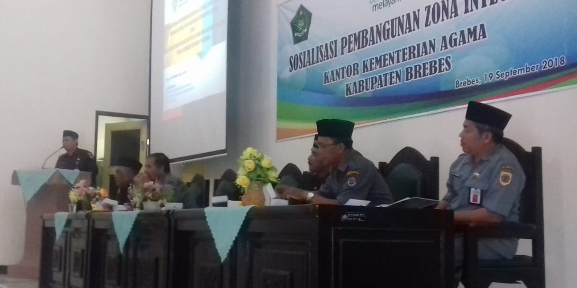Pembangunan Zona Integritas pada Kementerian Agama Kab. Brebes