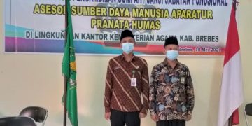 Pelantikan 2 orang JFT di Lingkungan Kemenaag Kab Brebes