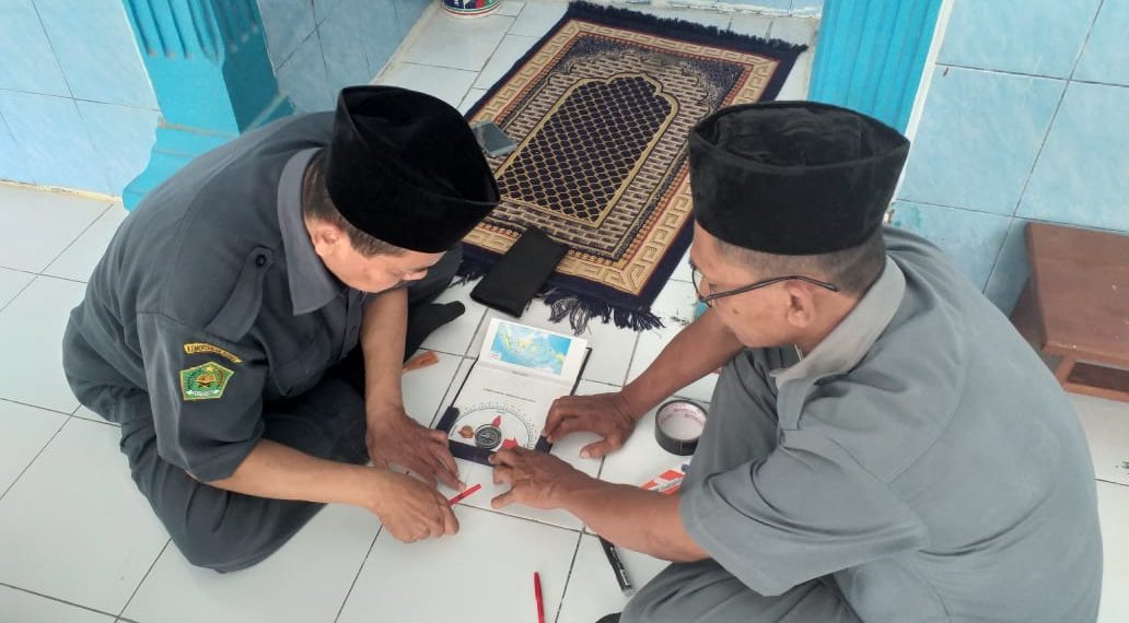 Dalam 6 bulan, sebanyak 144 Masjid/Mushalla se-Kab Brebes telah dilakukan pengukuran arah kiblat