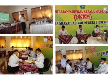 Penilaian Kinerja Kepala Madrasah (PPKM) MAN 1 Brebes Unjuk Program dan Capaian Madrasah