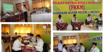 Penilaian Kinerja Kepala Madrasah (PPKM) MAN 1 Brebes Unjuk Program dan Capaian Madrasah
