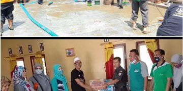 Guru MAN 2 Brebes Spontan Bergerak Peduli Banjir Dukuh Gempol Bantarkawung