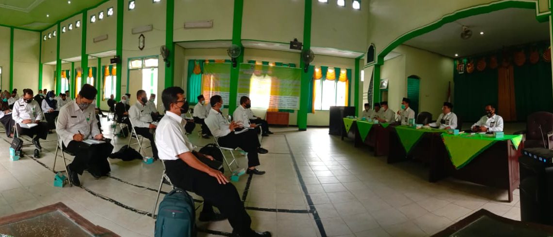 Kankemenag Brebes Sosialisasi Gerakan Sosial Penerapan Protokol Kesehatan (5M)