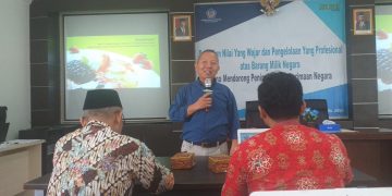 Sosialisasi Hasil Pelaksanaan Tindak Lanjut Temuan Pemeriksaan Atas Pelaksanaan Penilaian Kembali BMN 2017-2018