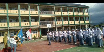 Patroli Keamanan Sekolah MAN 2 Brebes, agen perubahan sadar keselamatan berlalu lintas.