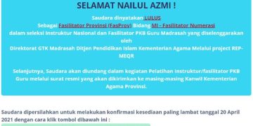 MIN 3 Brebes memiliki Fasilitator Provinsi