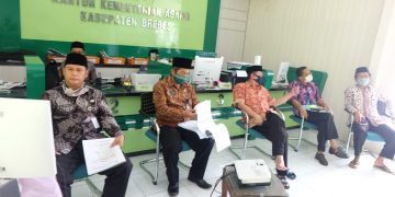 Studi lapangan peserta PKP angkatan XXVI pada kantor Kemenag Kab Brebes