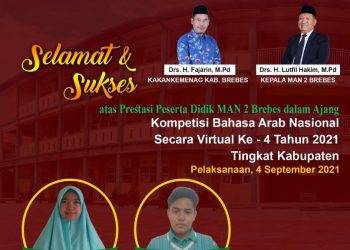 Kombanas 2021, MAN 2 Brebes Loloskan  2 Peserta ke Tingkat Provinsi Jawa Tengah