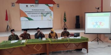Kegiatan PKB Bagi MGMP Matematika Tingkat MTs se-Brebes
