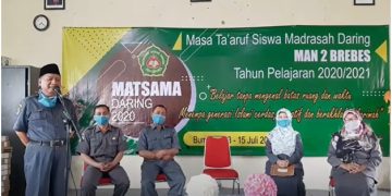 Antusias peserta penutupan MATSAMA daring tahun pelajaran 2020/2021