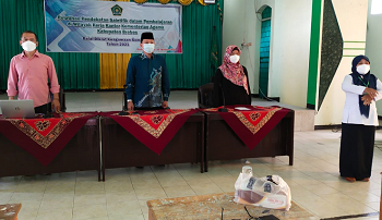 Penutupan PDWK Saintifik Pembelajaran Bagi Guru di Kabupaten Brebes