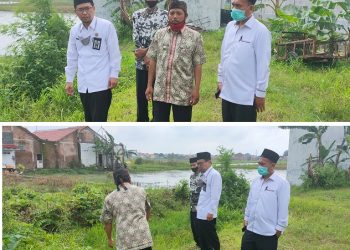 Kasi PD Pontren tinjau Lokasi Bangunan DPC  FKDT Kab Brebes