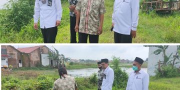 Kasi PD Pontren tinjau Lokasi Bangunan DPC  FKDT Kab Brebes