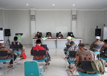 Pembekalan Karu-Karom Upaya Pelayanan Prima CJH Brebes 1443H