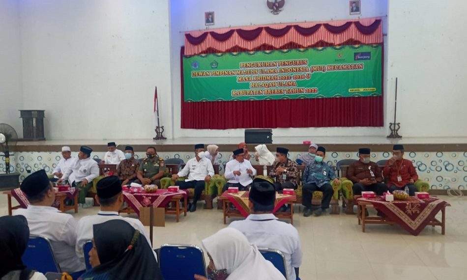 Pengesahan dan Pengukuhan Pengurus MUI Kecamatan se-kabupaten Brebes Masa Khidmat 2021-2026