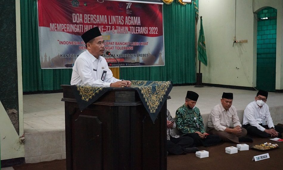 Doa B￼ersama Lintas Agama di Brebes