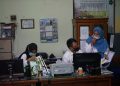 Tiga Ma￼hasiswa dari 2 kampus yang berbeda KKL di Kantor Kementerian Agama Brebes