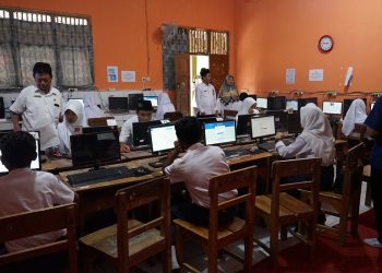 45 Siswa MTsN 4 Brebes Sukses Laksanakan ANBK Tahun 2022￼
