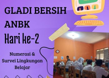 Pelaksanaan Gladi Bersih ANBK Tahun 2022 di MTsN 4 Brebes￼