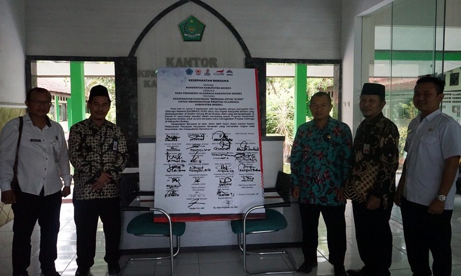 Kolaborasi dan Sinergi Kemenag Dengan Pemda Meningkatkan Prestasi Olahraga di Brebes
