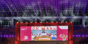 Serunya … Pembukaan Pospenas Ke-9 Di GOR Manahan Solo
