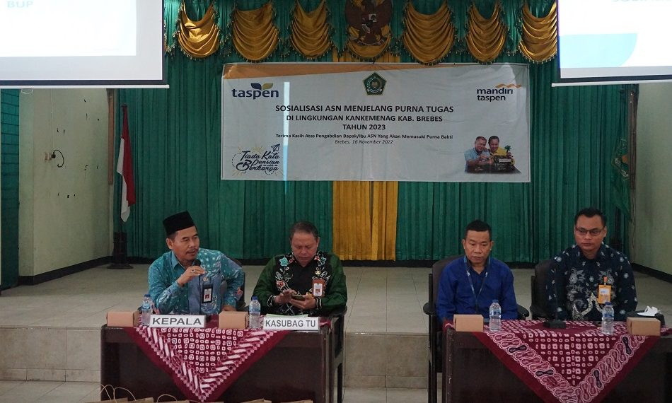 Sosialisasi ASN Memasuki Masa Purna Bhakti Kemenag Brebes Tahun 2023