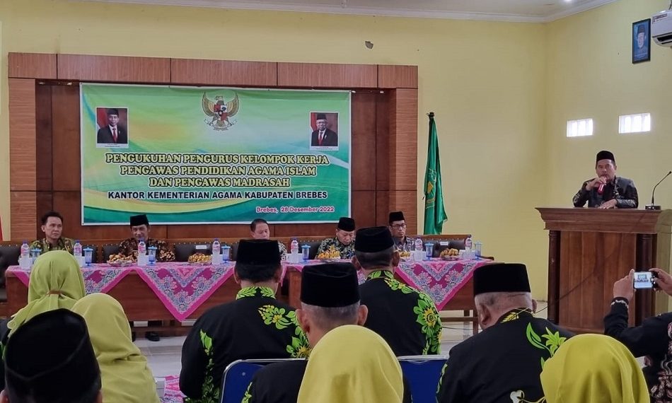 Seiya Sekata Pengawas Dengan Kemenag Kunci Bagi Kemajuan Pendidikan di Brebes