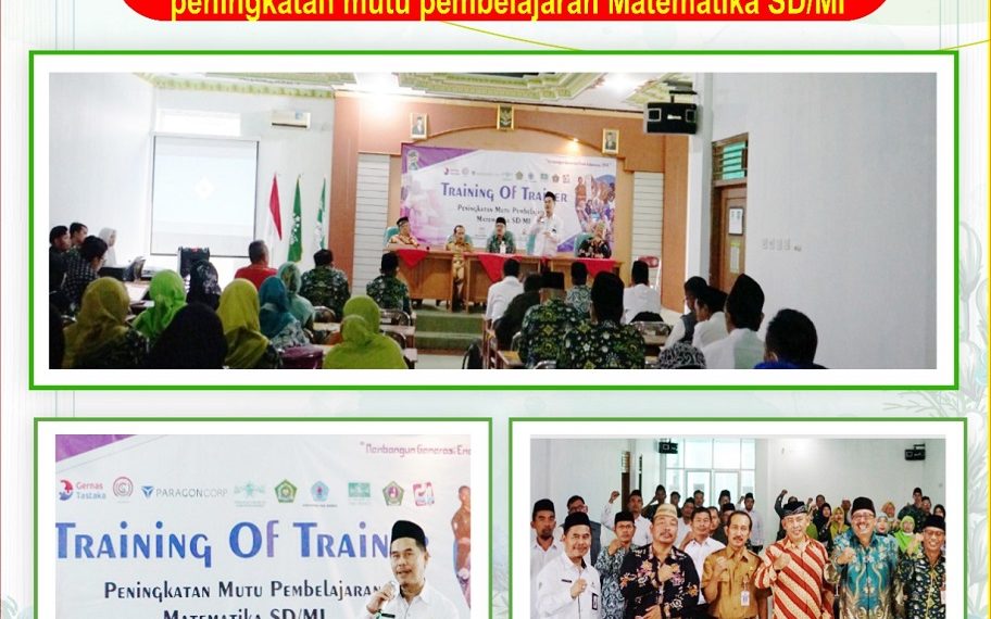 LP. Maarif NU Brebes Laksanakan TOT Bidang Studi Matematika SD/MI