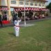 Upacara HAB Ke 77  Brebes Tampilan  Peraih Emas Karate Internasional.