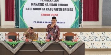 Guru RA Se Kabupaten Brebes Terima Pembekalan Manasik Haji