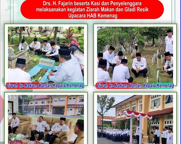 Kemenag Brebes Doakan Para Pendahulunya Diberikan Tempat Terbaik.   